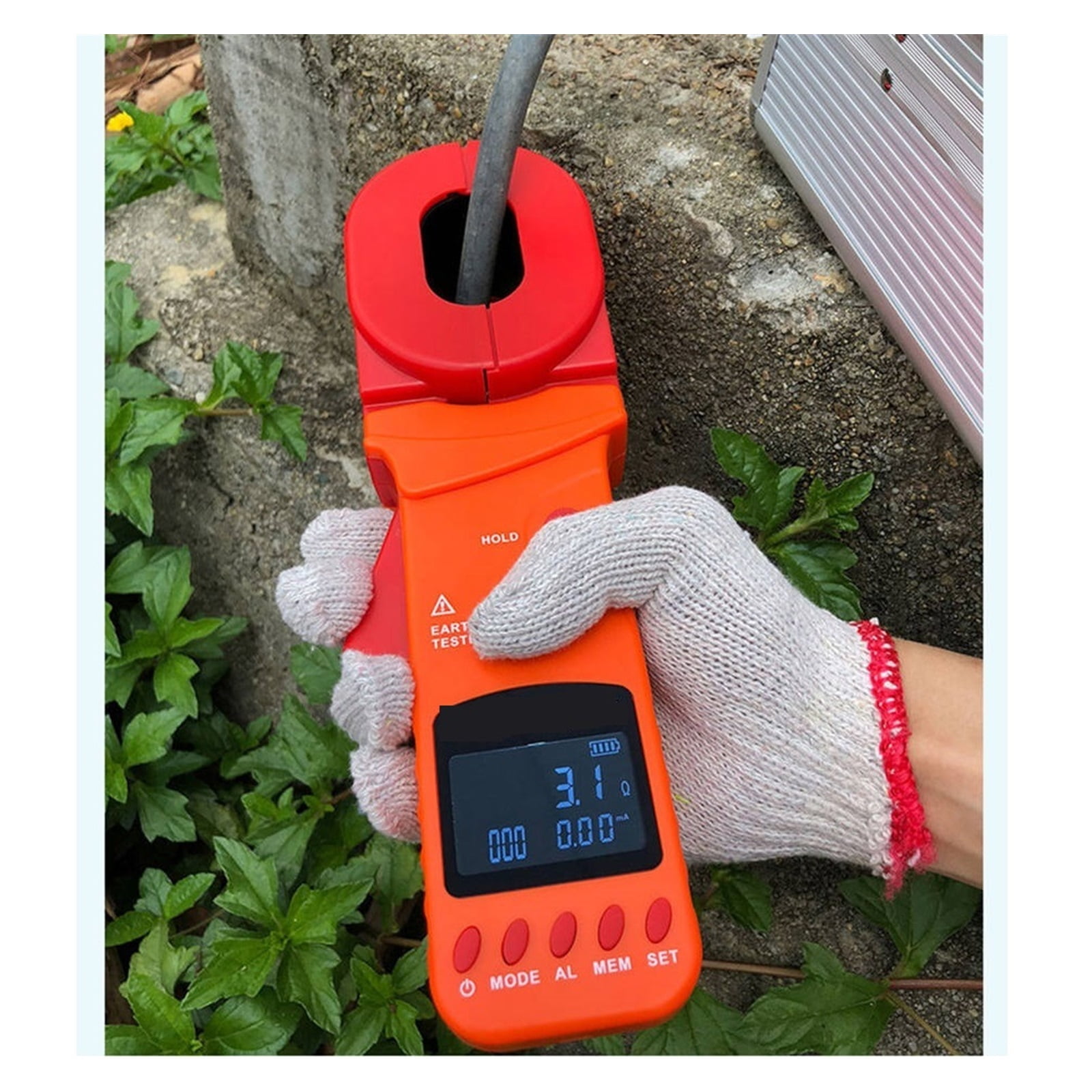 Grounding Resistance Clamp Meter 500/1200/1500 AC Voltage Leakage Current Tester USB Technology ,Efficient Features