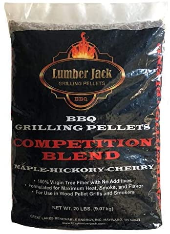 Supreme Blend BBQ Grilling Pellets Lumber Jack Oak-Hickory-Cherry 