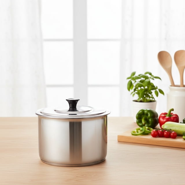 OLLA DE ALUMINIO PURO MESA CALIENTE CONVEXA CON TAPA LA MEXICANA