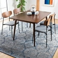 thumbnail image 3 of SAFAVIEH Madison Leighton Geometric Area Rug, Navy/Silver, 8' x 10', 3 of 7