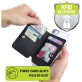 thumbnail image 2 of Cell Phone Wallet for Back of Phone, Stick On Wallet Credit Card ID Holder with RFID Protection Compatible with iPhone,, 2 of 5