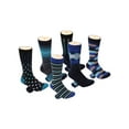 thumbnail image 2 of Mio Marino Mens Dress Socks - Moisture Control - Everyday Crew Socks - 6 Pack, 2 of 6