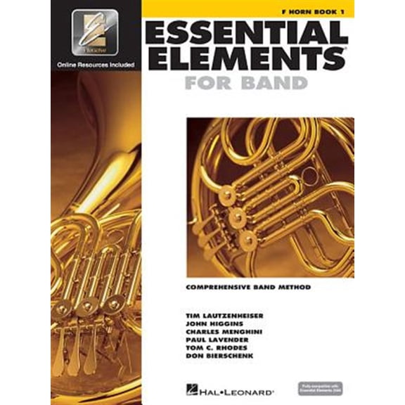 Pre-Owned Essential Elements for Band - F Horn Book 1 with Eei (Book/Online Media) (Paperback) 0634003216 9780634003219