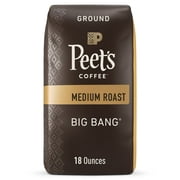 Peet's Coffee Big Bang Ground Coffee, Premium Medium Roast, 100% Arabica, 18 oz