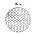 thumbnail image 2 of Filet Rond en Acier Inoxydable pour Gril, Tapis BBQ, Filet à Vapeur pour Four au Carbone, Grille de Barbecue, 2 of 9