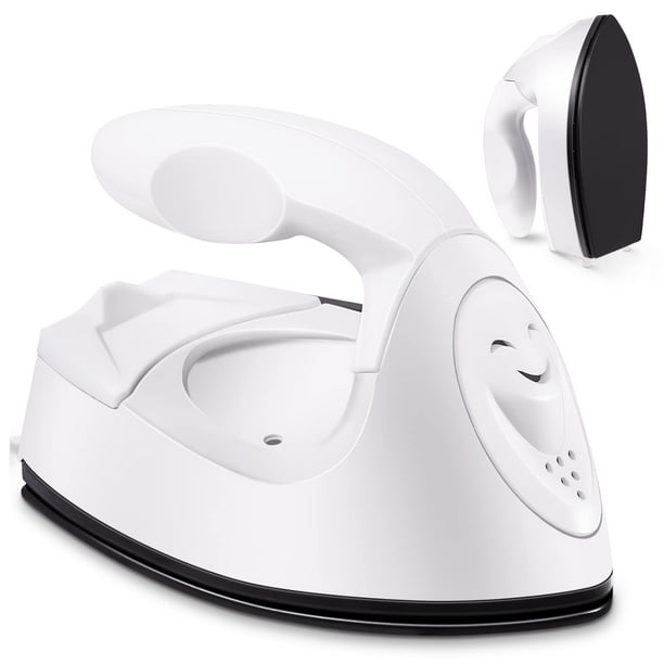 Mini prensa térmica Mini Craft Iron Honoson, color blanco