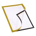 thumbnail image 4 of Unique Bargains Magnetic Sign Holder 8.5 x 11, 2 Pack Magnetic Display Frame A4 Magnetic Picture Frame for Refrigerator, Golden, 4 of 7