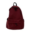 thumbnail image 2 of Tnobhg Travel Camping Backpack Students Schoolbag Large Capacity Waterproof Scratch-resistant Solid Color Double Straps Water Bottle Pockets Schoolbag, 2 of 8