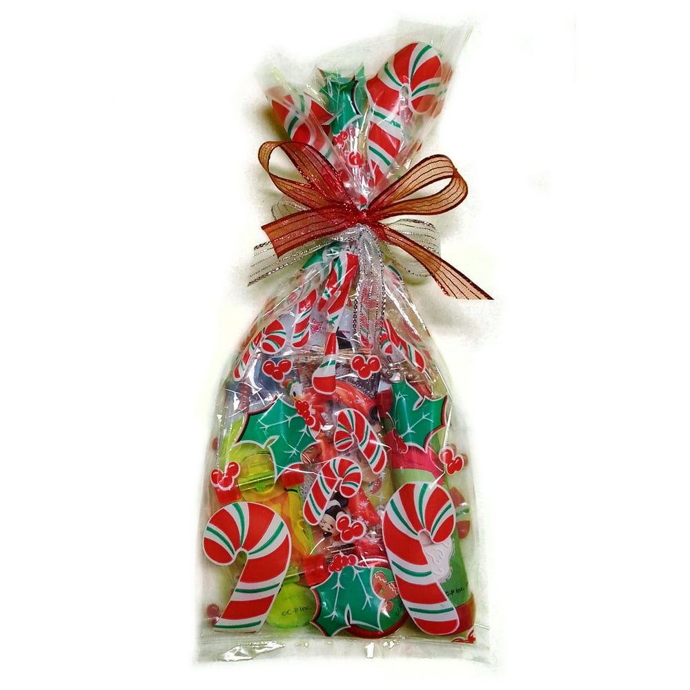 Holiday Cello Favor Bag Filled w Christmas Toys & Treats Kids Gift Bags