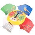 thumbnail image 4 of Padres Niños Juego de mesa interactivo Yoga Spinner Yoga Pose Práctica Entrenamiento Juguete educativo Guardurnaity FN0232-00, 4 of 7