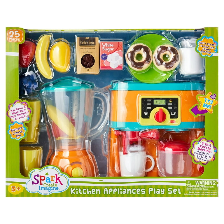 My First Kitchen Blender Mixer Pretend Play Battery Operated Toy Home  Appliances Playset 