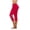 279#Red, variant on Women Capri Leggings Casual Cropped Dressy Trendy Knee Length Yoga Pants