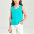 thumbnail image 5 of Ceisia Boys' Solid Color Sleeveless Cotton Tank Top Blue 11 Years-12 Years Gift, 5 of 6