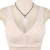 

RPVATI Women s Breathable Plus Size Wireless Front-Close Bra Lace T-Shirt Bra Soft Push Up Sports Underwire