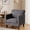 Gray, variant on CONCETTA Fabric Accent Chair with Supportive Backrest and Armrest, Modern Comfy Chair for Living Room, Bedroom, or Office, Gray
