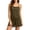 Army Green, variant on Dvprdro Modal Pajama Set for Women Built in Shelf Bra Camisole Top with Loose Fit Shorts 2 Piece Sleepwear