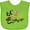Apple Green, variant on Inktastic Lil' Cowgirl Girls Baby Bib