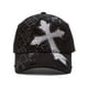 TopHeadwear Casquette de Baseball Réglable en Détresse - Noir – image 1 sur 2