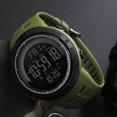 thumbnail image 1 of Reloj Deportivo Para Hombre, Correa De PU, Caja De Plástico, Reloj Electrónico, Retroiluminación LED A Prueba De Agua De 50M Para Gimnasio De Ejercicio Diario, 1 of 7