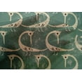 thumbnail image 5 of oneOone Cotton Silk Dusty Teal Green Fabric Abstract Bird Fabric For Sewing Printed Craft Fabric By The Yard 42 Inch Wide-G8, 5 of 6