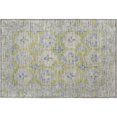 thumbnail image 2 of Addison Rugs Mayfield Premium Machine Washable Transitional Border Aloe Rectangle Rug, 1'8" x 2'6", 2 of 6