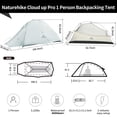thumbnail image 2 of Tent NatureHike Cloud-Up, ultraligero impermeable para 1 persona, 2 of 7