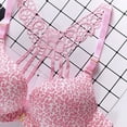 thumbnail image 4 of IROINNID Demi Cup Bras For Women Solid Sexy Leopard Beautiful Back Lace Non-Marking Underwear, 4 of 4