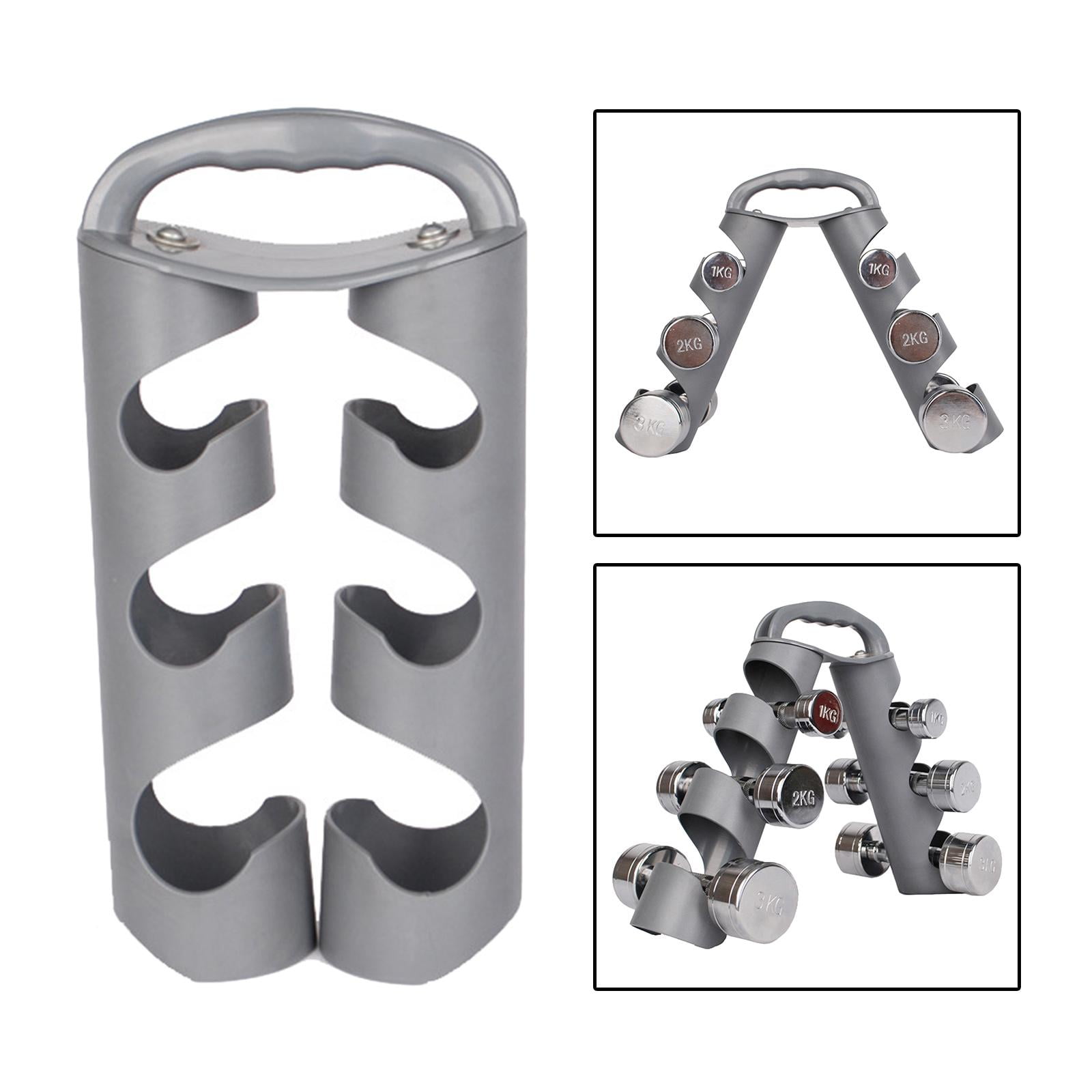 DimyFew Dumbbell Rack Free Weight Stand Portable for Home Gym 3 Layers Dumbbell Floor Bracket Dumbbell Holder