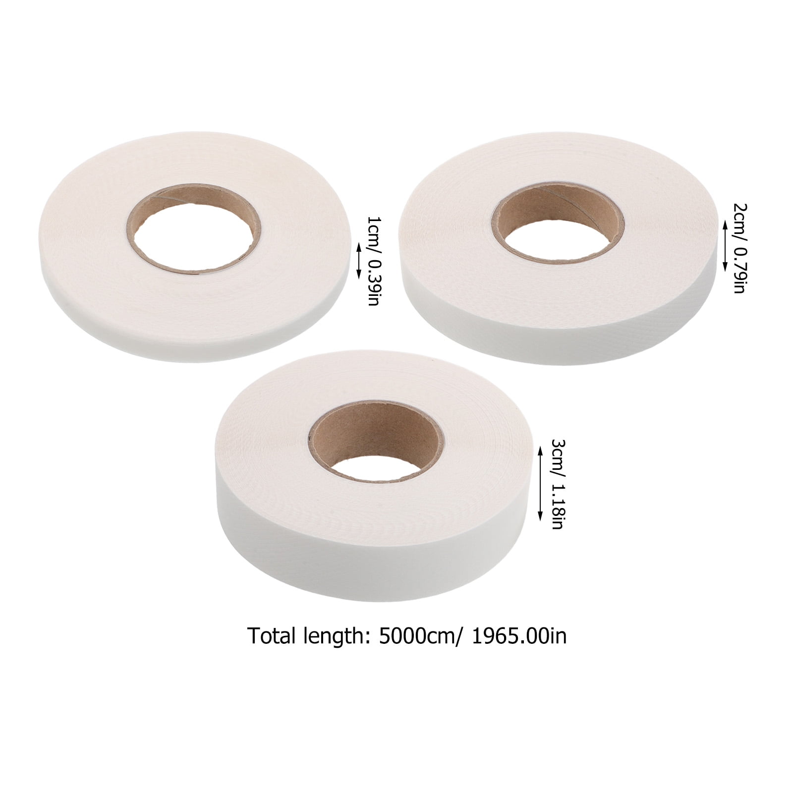 DEEPCRAFF Lightweight Fusible Bonding Web White for Seamless Iron on Fabric Repairs and Crafts
