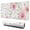 Red Rose Flowers, variant on Red Flowers and Bud pad Mousewaterproof,rubber+multispandexnon Slip Gaming Mouse PadDesk Pad for Office Home Game 31.5x15.7inches