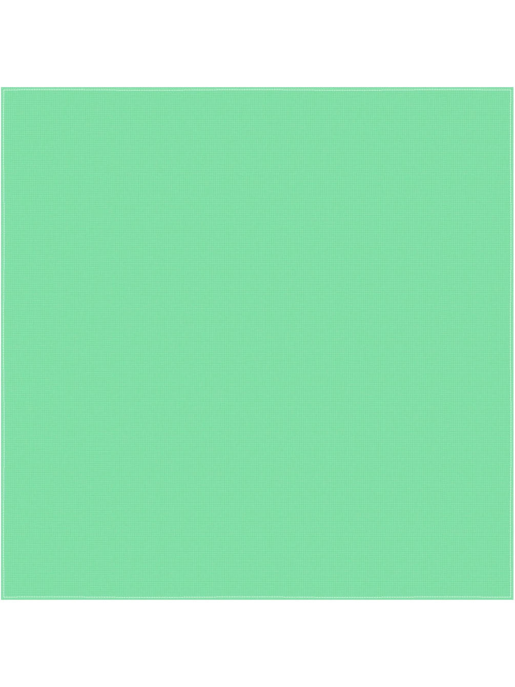 BANDANA Mint Green Solid Bandanas Dozen Packed 14x14