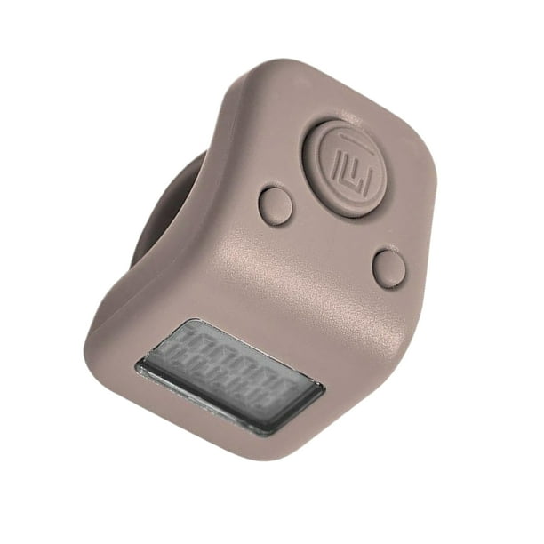 Injueey Dispositivo inteligente de conteo de anillos para dedo con dispositivo de lectura de luz nocturna recargable de largo tiempo de Electrónica gris