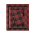 thumbnail image 3 of Woolrich Cotton Flannel Red Buffalo Check 4 Piece Sheet Set, Queen, 3 of 10
