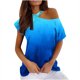 thumbnail image 1 of Mujeres Verano Cuello Redondo Manga Corta Estampado Sin Tirantes Camiseta Tops Blusas OAVQHLG3B Store  lin121212, 1 of 4