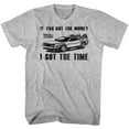 thumbnail image 1 of Back To The Future Got Da Money Gray Heather Adult T-Shirt 2Xlt, 1 of 2