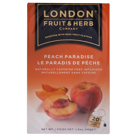Té Sabor Durazno London Fruit & Herb 20 tes London Caja con 20 sobres frutales