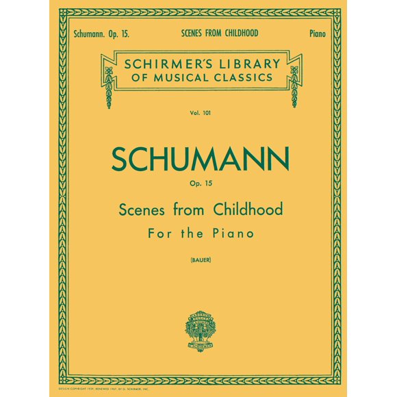 Partitura G. Schirmer, Inc. – Escenas de la infancia