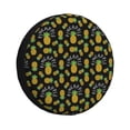 thumbnail image 1 of Fotbe Pineapple Funda de Llanta de Repuesto con Estampado, Engrosada, Ajuste Universal para Jeep, Remolque, RV, SUV, Camión-14 inch, 1 of 6