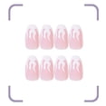 thumbnail image 3 of 24 Pcs Press on Nails, Medium Coffin Fake Nails, False Nails with Glue for Women and Girls, 3 of 4