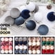 thumbnail image 5 of Juego de 12 bolas de terciopelo para árbol de Navidad, 8 cm, con lazo para colgar, decoración navideña para el hogar, Pa S6A9, 5 of 5