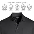 thumbnail image 3 of Lands' End Men's Premium American-Grown Supima Cotton Polo Shirt, Short Sleeve, Pocket - Big & Tall Sizes Available, 3 of 5