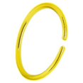 thumbnail image 2 of Gold IP or Surgical Steel Nose Ring or Cartilage Hoop with Comfort Round Ends, 2 of 4