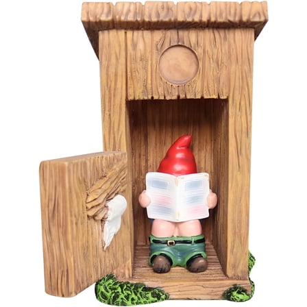 Garden Statue 0.12 in Cheerful Yard Guardian Gnome Garden Statues, UV Resistant