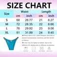 thumbnail image 3 of vigerkar Women O Ring Bikini Bottoms Full Coverage Swimsuit Bottom Low Waist Low Rise Bathing Suit (Sky Blue, M), 3 of 6