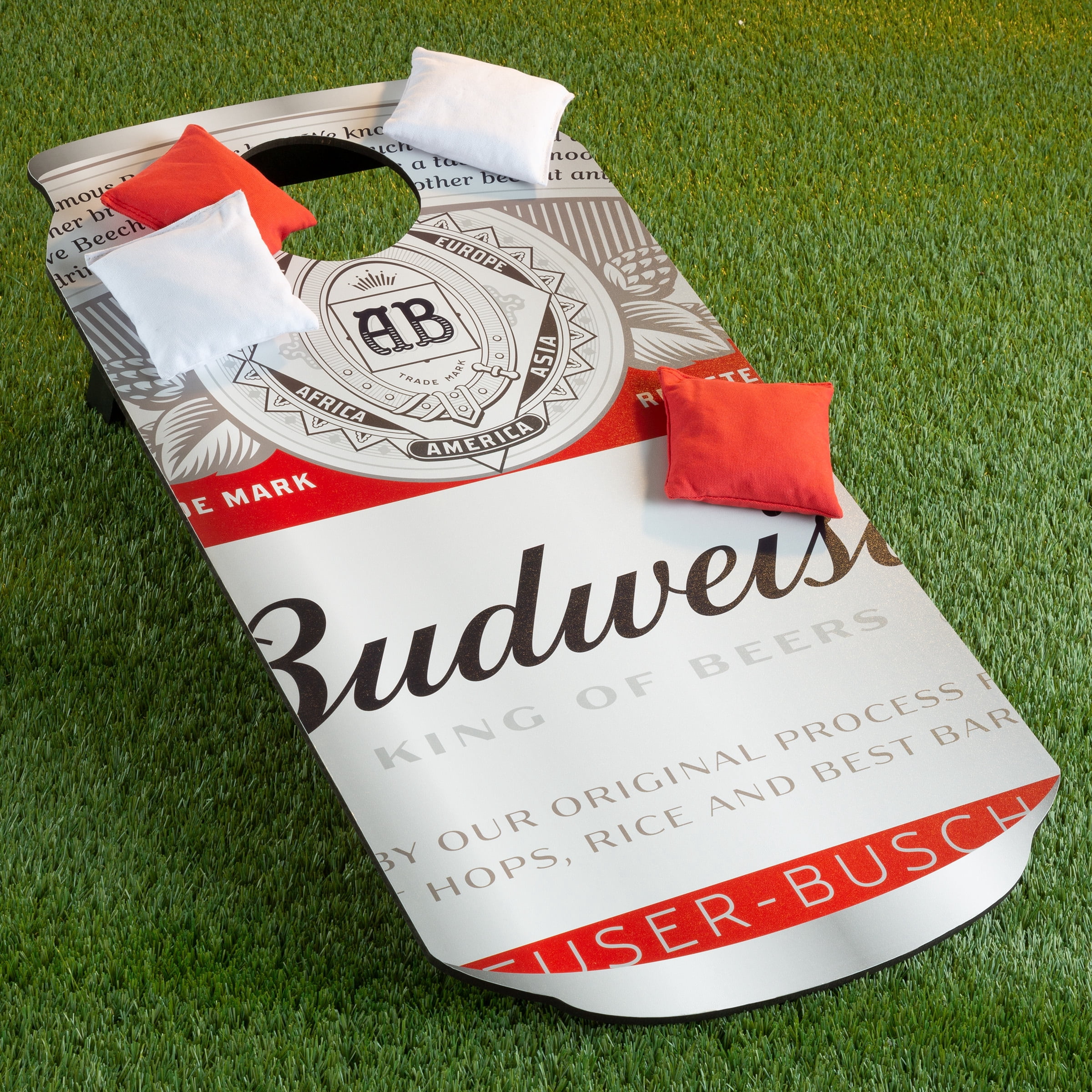 Budweiser Cornhole Outdoor Game Set by Hey! Play!