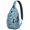 Great White Sh, variant on Cartoon Owl Sling Backpack, Hand-drawn Big Eyes Owl Print Crossbody Bag with Stars and Moon, Cute Fantasy Bird Design for Night Lovers