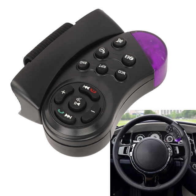 Télécommande de Lecteur GPS DVD, Télécommande de Volant de Voiture Réponse Rapide pour Autos
