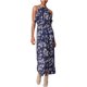 thumbnail image 1 of Vestido Maxi Maison Jules con volantes para mujer azul XS, 1 of 1