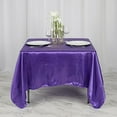 thumbnail image 4 of BalsaCircle 72" x 72" Square Satin Table Overlays - Wedding Party Reception Catering Linens Dinner Banquet Event Decorations, 4 of 6