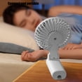 thumbnail image 5 of Summer Savings! Boovnll Portable Fan, Adjustable High Speed USB Rechargeable Fans Lightweight Compact Handheld Fan for Outdoor, Travel, Camping, Vacation, Summer Gift, Mini Fan - Fan, 5 of 8
